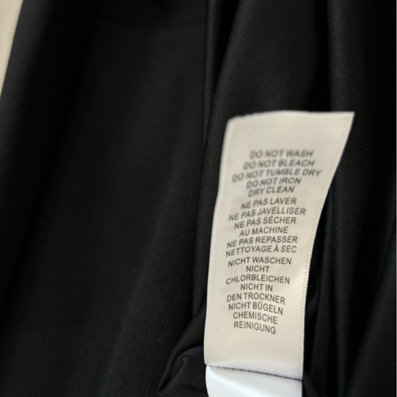 Adrianna Papell Black Cold Shoulder Mock Neck 3/4 Sleeve Sheath Party Dress 10 - Picture 5 of 7